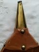 Vintage Fireplace Bellows W/ 4 Pinecones Hearth Walnut Wood Leather Copper Great Hearth Ware photo 8