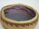 Antique Victorian Klamath Modoc Indian Sewing Basket Yellow Quills California Native American photo 1