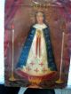 Antique Retablo On Tin With The Image Of Our Lady Virgin Mary Latin American photo 1