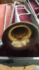 Antique King Trombone H.  N.  White 87532 Lion Head Medium Bore Low Pitch Brass photo 4