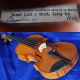 Fine Antique Czech Violin By Josef Lidl,  Brno (pre - Ww2).  Tone,  Good Build String photo 3