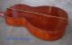 Antique American Curly Maple Parlor Guitar 19th Cent String photo 1