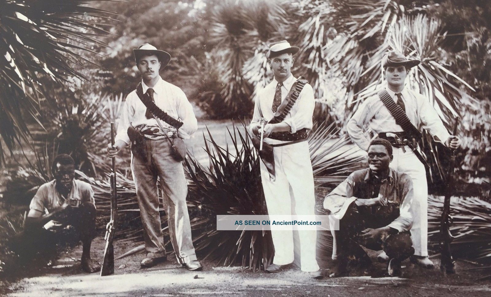 Soldiers & Scouts Pre 2nd Boer War 1898 Swaziland South Africa Rare Photograph Other African Antiques photo