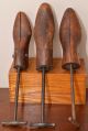 3 Antique Dark Wood Shoe Cobbler ' S Stretchers Forms Cast Iron Vintage Remco 1923 Other Mercantile Antiques photo 3