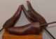 3 Antique Dark Wood Shoe Cobbler ' S Stretchers Forms Cast Iron Vintage Remco 1923 Other Mercantile Antiques photo 5