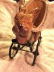 Antique Iron Bunny Rabbit Head Wicker Babydoll Stroller Buggy Baby Carriages & Buggies photo 9