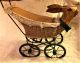 Antique Iron Bunny Rabbit Head Wicker Babydoll Stroller Buggy Baby Carriages & Buggies photo 1