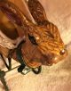 Antique Iron Bunny Rabbit Head Wicker Babydoll Stroller Buggy Baby Carriages & Buggies photo 3