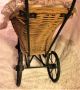 Antique Iron Bunny Rabbit Head Wicker Babydoll Stroller Buggy Baby Carriages & Buggies photo 8
