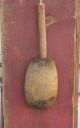 Early Antique Prim Huge Treen Ladle Scoop Carved One Piece Wood Native American? Primitives photo 1