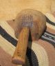 Early Antique Prim Huge Treen Ladle Scoop Carved One Piece Wood Native American? Primitives photo 3