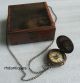 Nautical Vintage Brass & Wooden Six Instruments Marine Master Box W Watch Compasses photo 3
