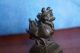 1700 ' S Square Base Burma 20 Tikal Bronze Opium Beast/lion Weight,  9 Ray Sign, Other Asian Antiques photo 6