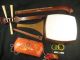 Vintage Japanese Shamisen Stringed Musical Instrument Complete With Other Japanese Antiques photo 1