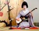 Vintage Japanese Shamisen Stringed Musical Instrument Complete With Other Japanese Antiques photo 8