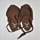 Antique Native American Indian Beaded Leather Iroquois Child Moccasins Native American photo 1