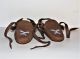 Antique Native American Indian Beaded Leather Iroquois Child Moccasins Native American photo 2