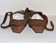 Antique Native American Indian Beaded Leather Iroquois Child Moccasins Native American photo 3