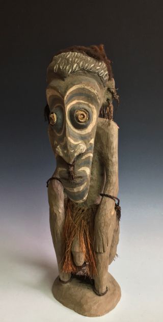 Oceanian Tribal Art Papua Guinea Ancestor Figure (sepik/murik) photo