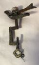 Antique Victorian Sewing Bird Clamp Holder With Velvet Pin Cushion Pin Cushions photo 6