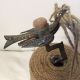 Antique Victorian Sewing Bird Clamp Holder With Velvet Pin Cushion Pin Cushions photo 8