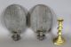 Rare 19th C American Tin Candle Sconces In Best Grungy Surface Primitives photo 1