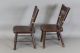 19th C Child ' S Arrow Back Windsor Chairs In Great Old Brown Paint Primitives photo 3