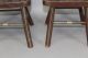 19th C Child ' S Arrow Back Windsor Chairs In Great Old Brown Paint Primitives photo 5
