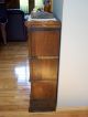 Antique Oak 4 Stack Bookcase Barrister Lawyer Arts & Crafts - Bottom Drawer 1900-1950 photo 1