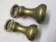 2 X Large Antique Brass Bell Weights Victorian (7lb & 4lb) Doorstops Other Antique Architectural photo 8