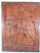 Antique Vintage Hand Carved Oak Wooden Pub Tavern Sign Capt J Corkish Ship Signs photo 3