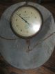 Vintage Antique Blue Chatillon Glass Face Hanging Produce Scale 1931 Scales photo 8