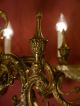 Filigree Huge 8 Light Spain Brass Chandelier Vintage Old Lamp Chandeliers, Fixtures, Sconces photo 6