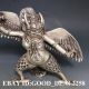 Oriental Vintage Silver Copper Hand - Carved Leizhenzi Statue Gd5755 Other Antique Chinese Statues photo 2
