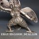 Oriental Vintage Silver Copper Hand - Carved Leizhenzi Statue Gd5755 Other Antique Chinese Statues photo 3