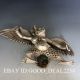 Oriental Vintage Silver Copper Hand - Carved Leizhenzi Statue Gd5755 Other Antique Chinese Statues photo 8