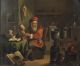 Antique 19thc Tin Oil Painting 15thc Alchemist,  Pharmacist Chemistry Laboratory Other Antique Apothecary photo 2