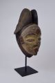 A Very Fine Punu African Mask On Display Stand Masks photo 3