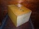 Antique Vtg Primitive Small Wood Spice Cabinet Box Dresser 6 Drawer Storage 9 