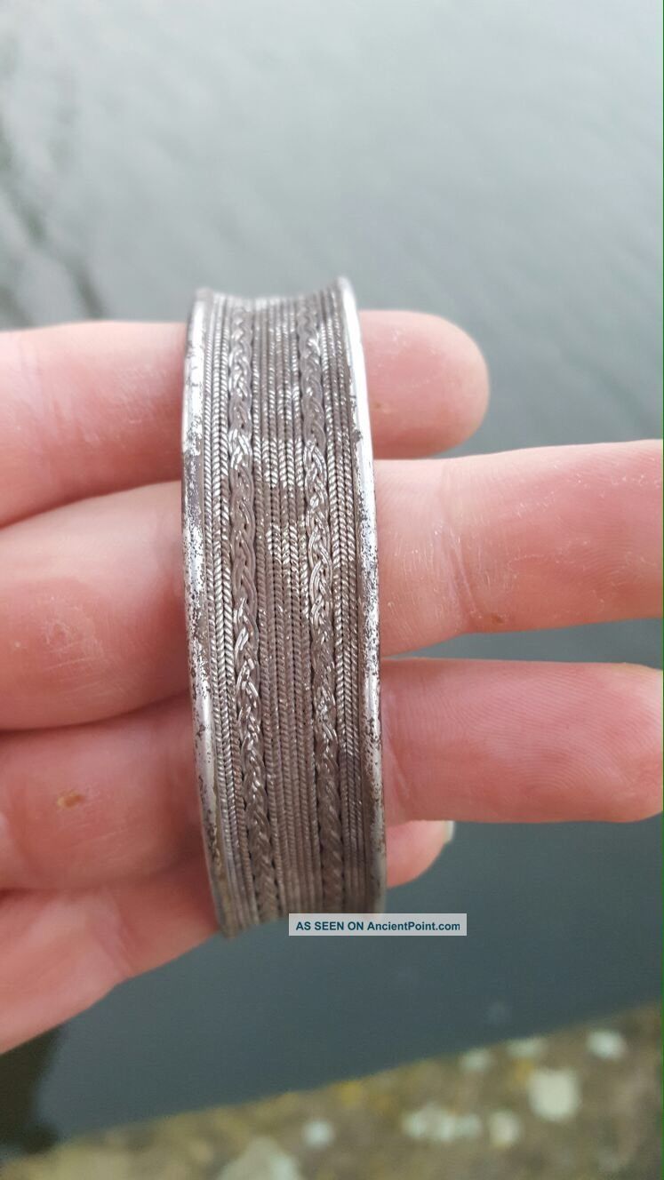 Roman Silver Ancient Bracelet Roman photo