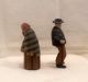 Very Fine Swiss Black Forest Brienz Huggler Carvings Of A Couple 1930 ' S Carved Figures photo 4