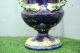 19thc Large Majolica Vase With Intricate Flowers & Leaf Decoration C1880s Vases photo 2