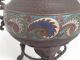 Antique Chinese Cloisonne Bronze Incense Burner Censer Incense Burners photo 1