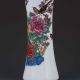 Chinese Color Porcelain Hand - Painted Flower&bird Vase W Qianlong Mark G284 Vases photo 2