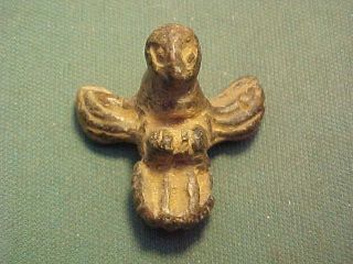 Sassanian Stone Bird Amulet Circa 224 - 642 Ad. photo