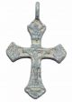 Late Medieval Bronze Age Cross Pendant Crucified Jesus - Historical Gift - St20 Roman photo 2