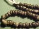 String Roman Black Coloured Glass Beads Circa 100 - 400 A.  D. Roman photo 5