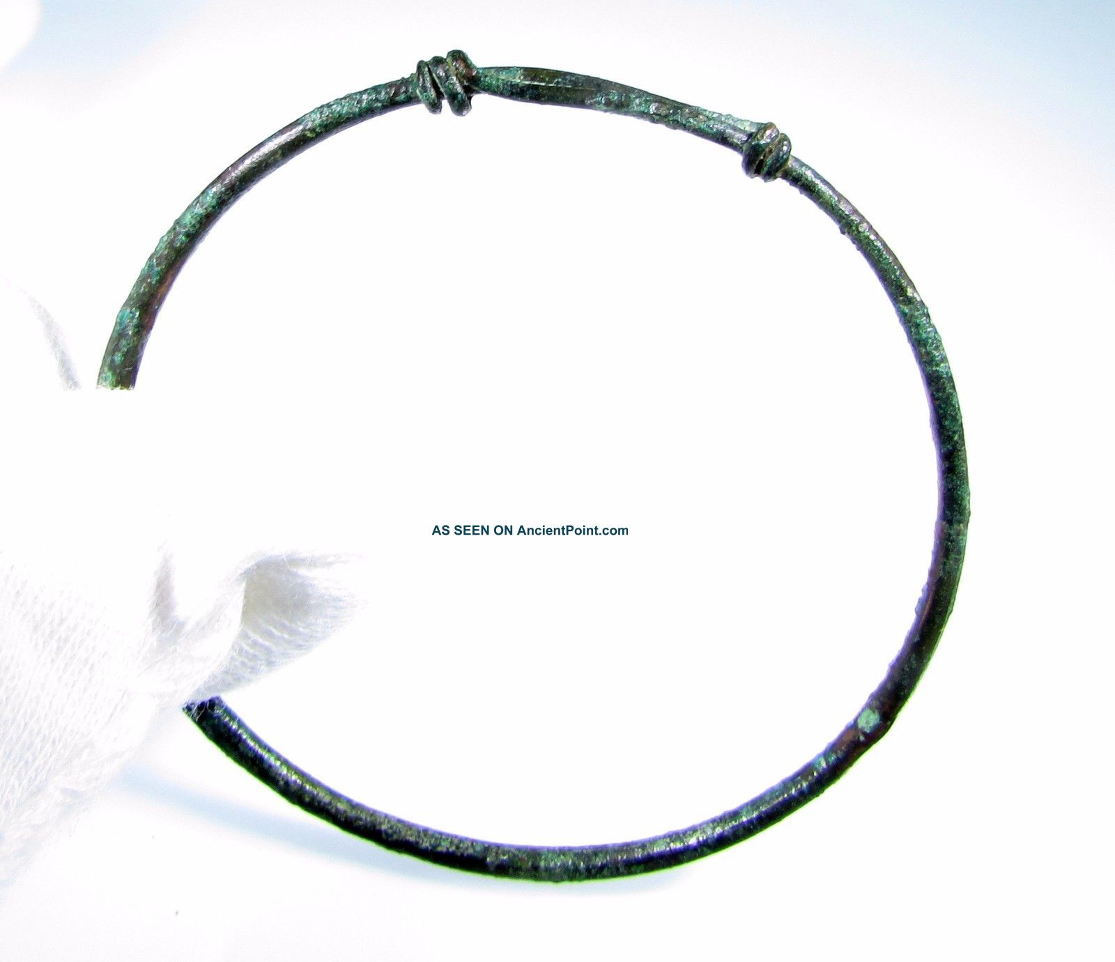 Celtic Era Bronze Twisted Knot Bracelet / Arm Ring - Wearable Artifact - B803 Roman photo