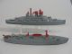 7 Antique Wwii Navy,  Tootsie Toy Ship Models,  Battleship Submarine,  Cruiser, Model Ships photo 1