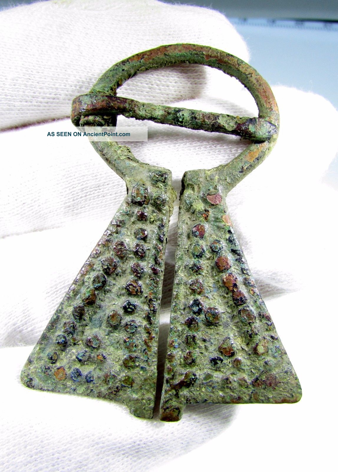 Viking Bronze Penannular Omega Brooch - Lovely Ancient Historic Artifact - B809 Roman photo